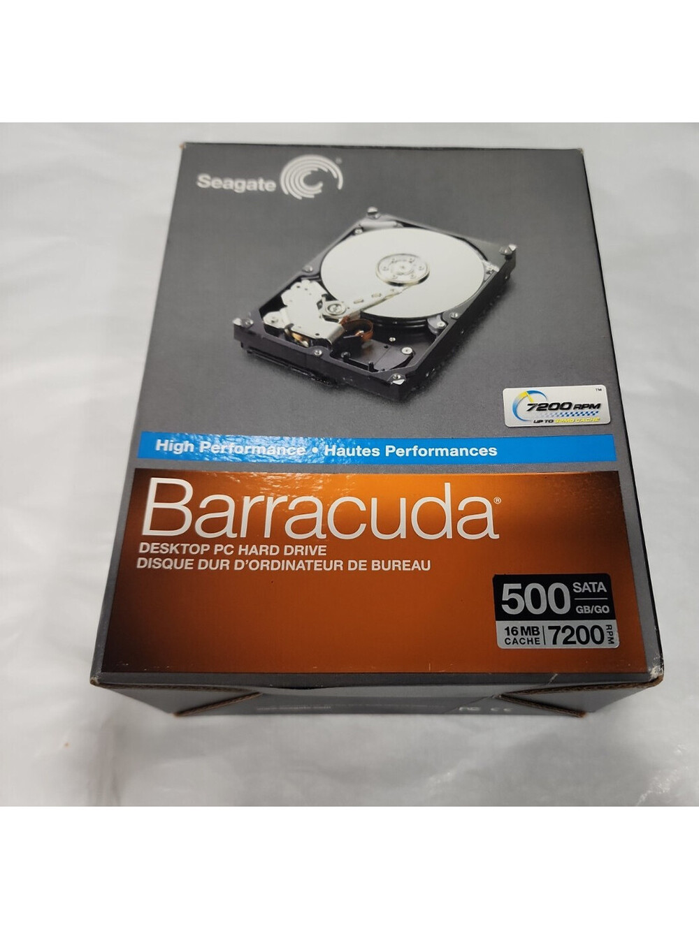 Seagate Barracuda 500gb SATA hard drive sealed in box